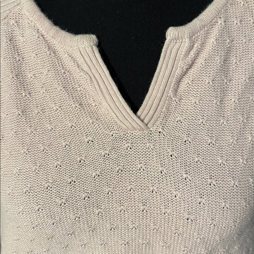 Woolrich Light Pink V-Neck Sweater - Picture 2 of 6